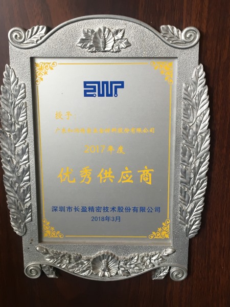 Excellent Supplier 2017